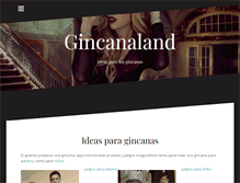 Tablet Screenshot of gincanaland.com